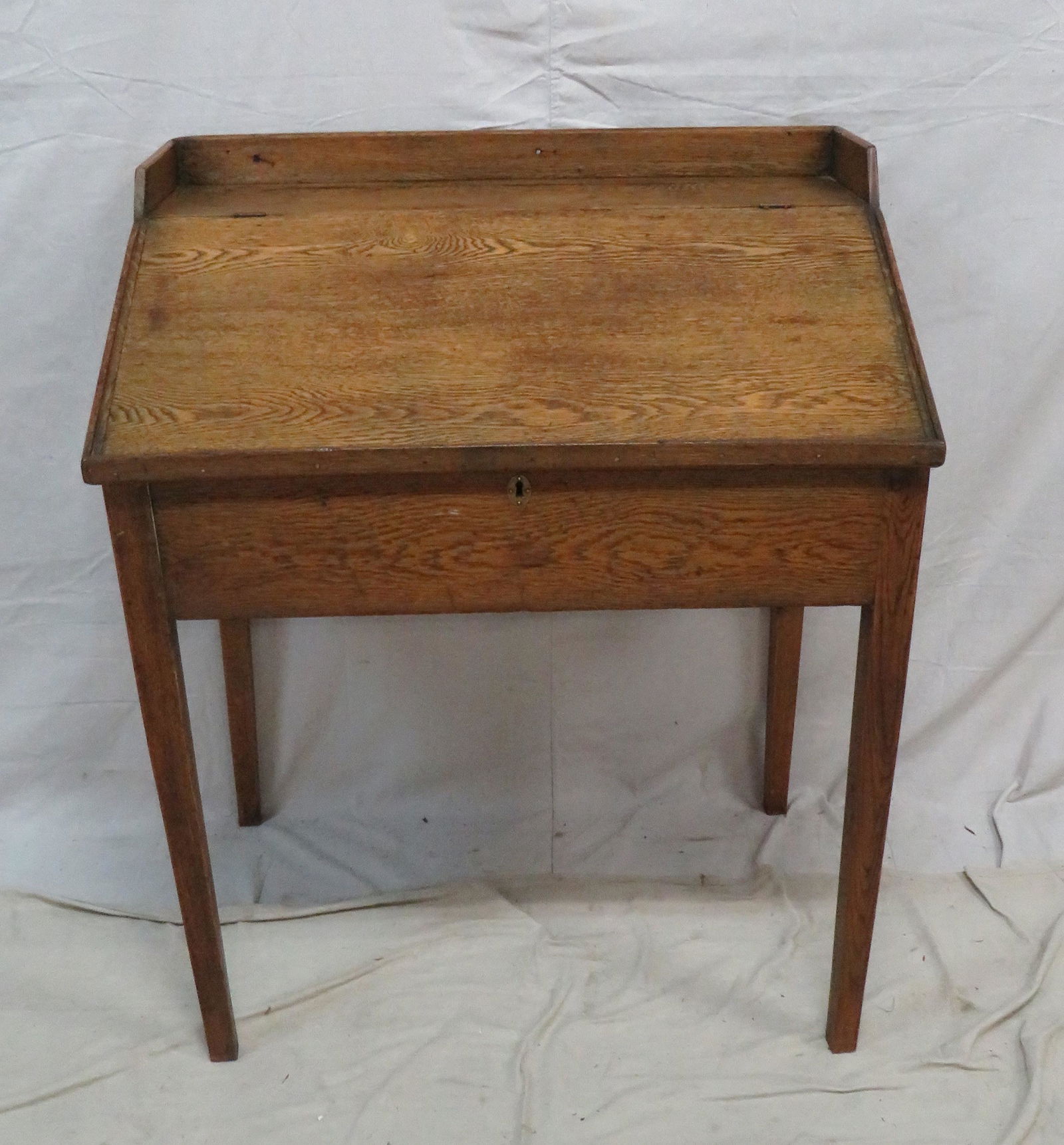 Early Oak School Masters Desk (1 of 7)