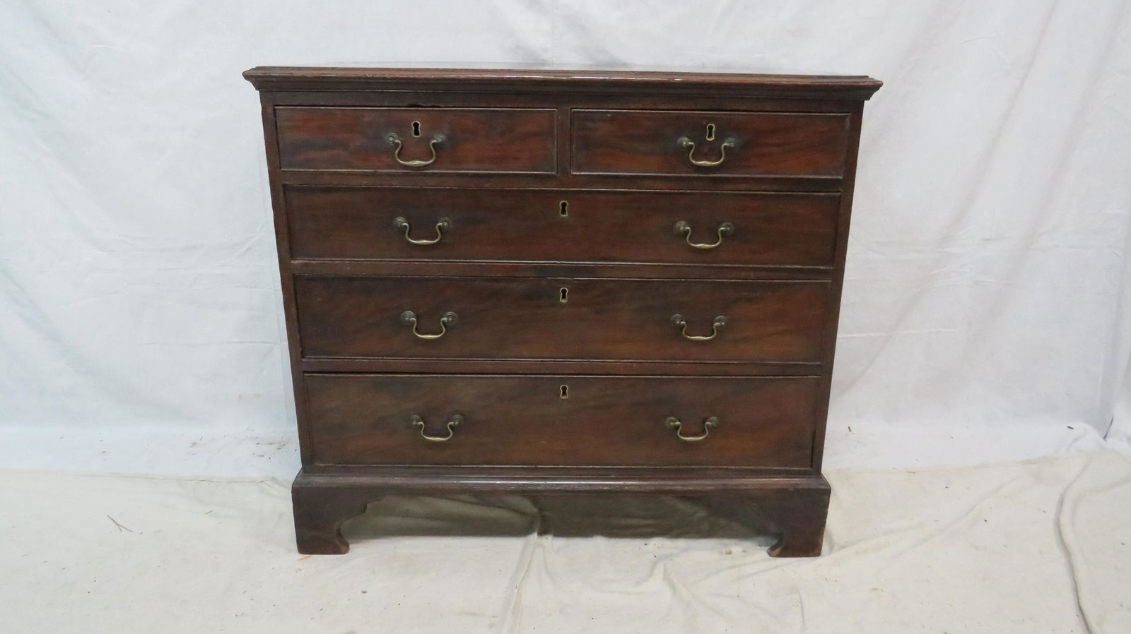 Antique English Georgian Chest of Drawers (1 of 5)