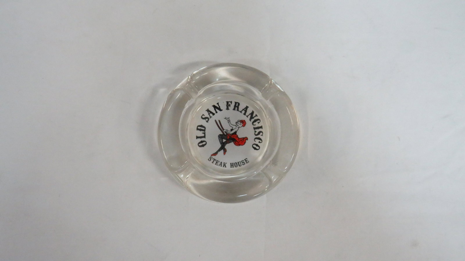 Old San Francisco Steak House Ash Tray: Old San Francisco Steak House Ash Tray in good condition, 4.5''Dia