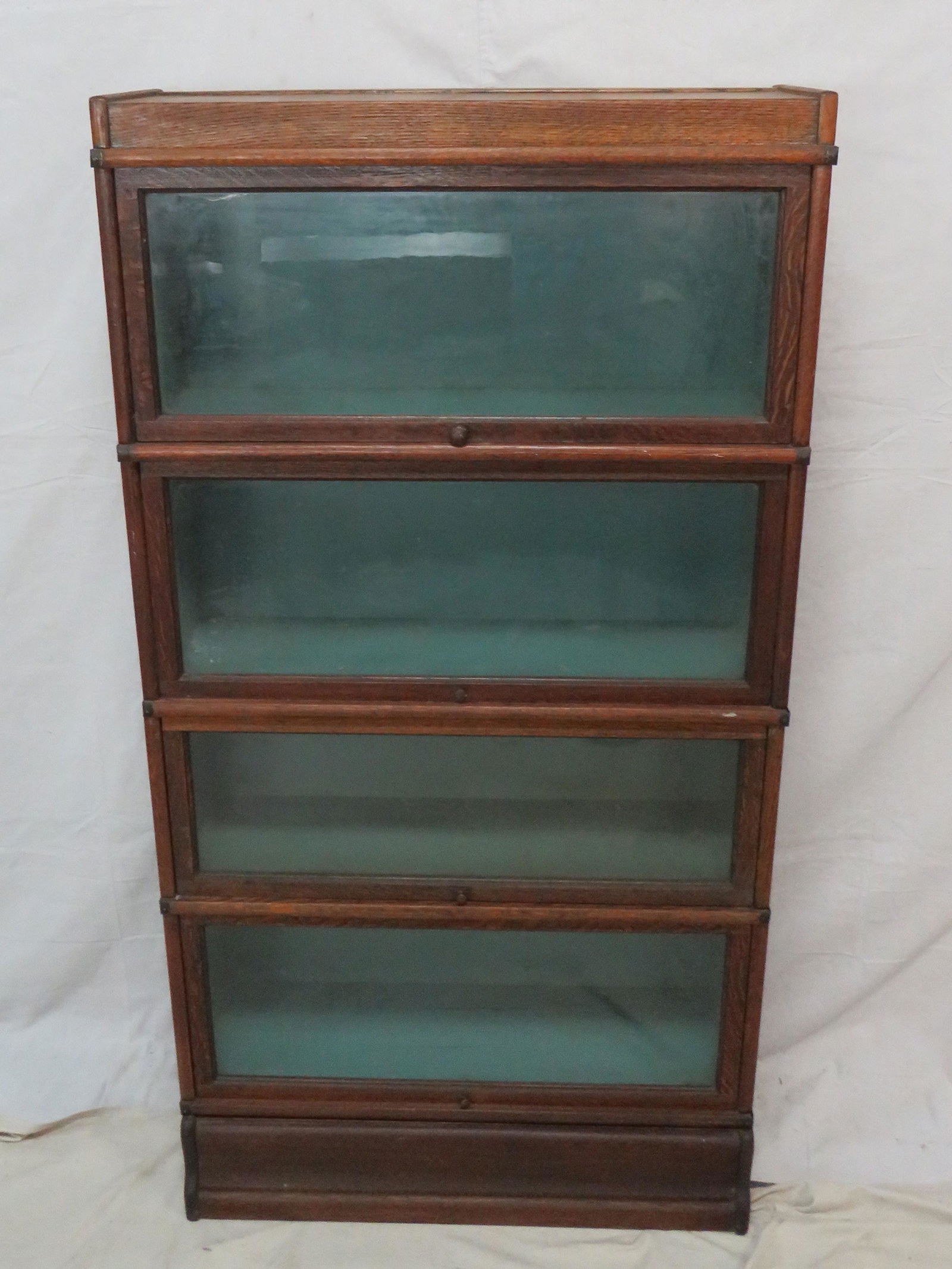 Antique Oak Globe Wernicke Barrister Bookcase (1 of 4)