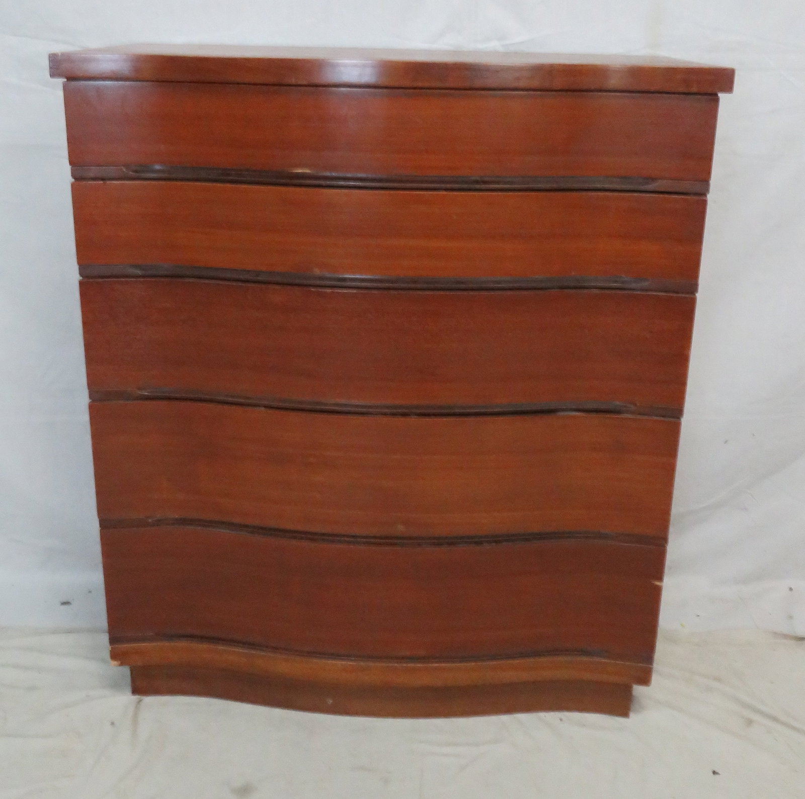 Mid Century Modern Serpentine Chest (1 of 5)