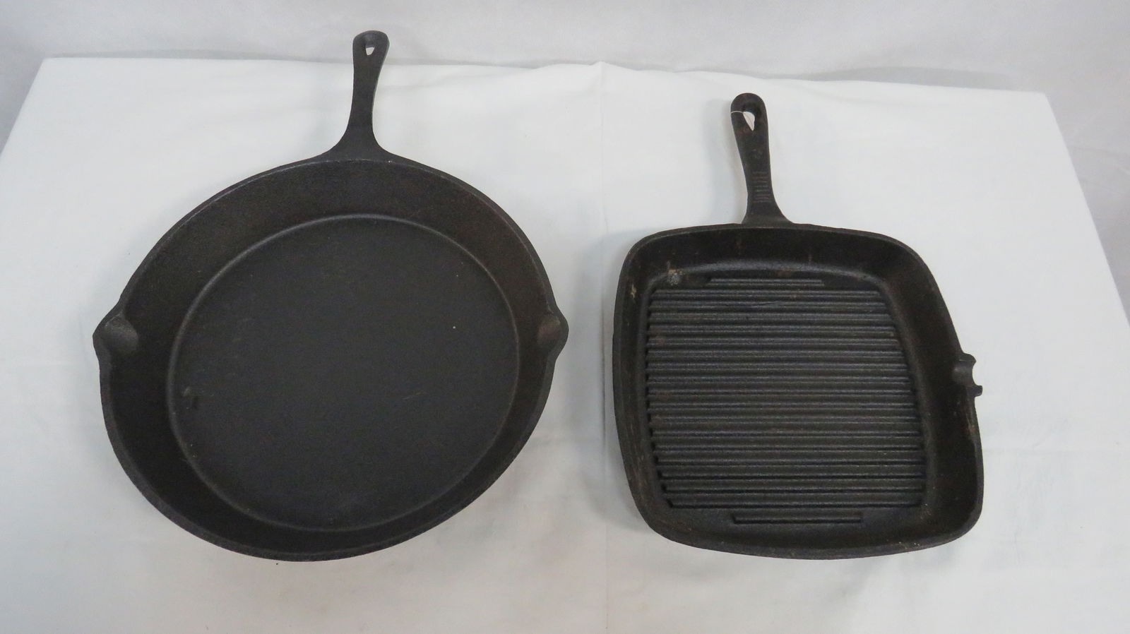 Cast Iron 12" Skillet and Coleman Griddle (1 of 3)
