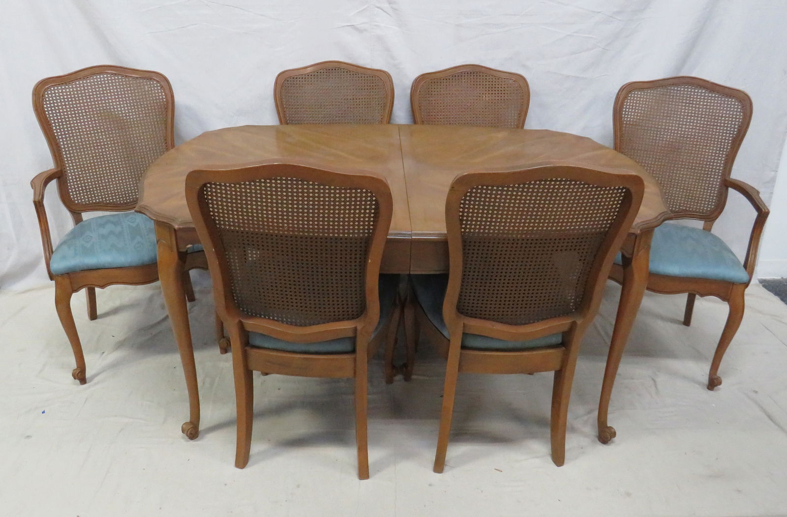 French Provincial Cherry Dining Suite (1 of 4)