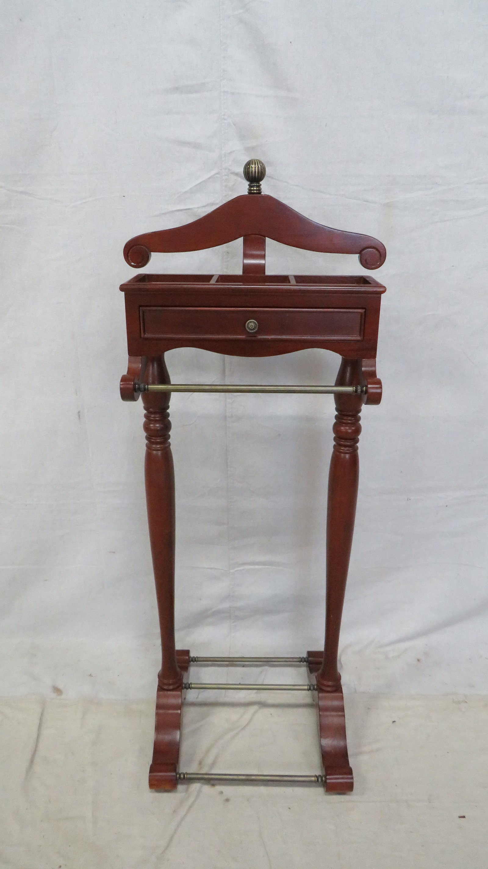 Bombay Company Cherry Valet: Bombay Company Cherry Valet in good condition. 46"H x 16"W x 15"D