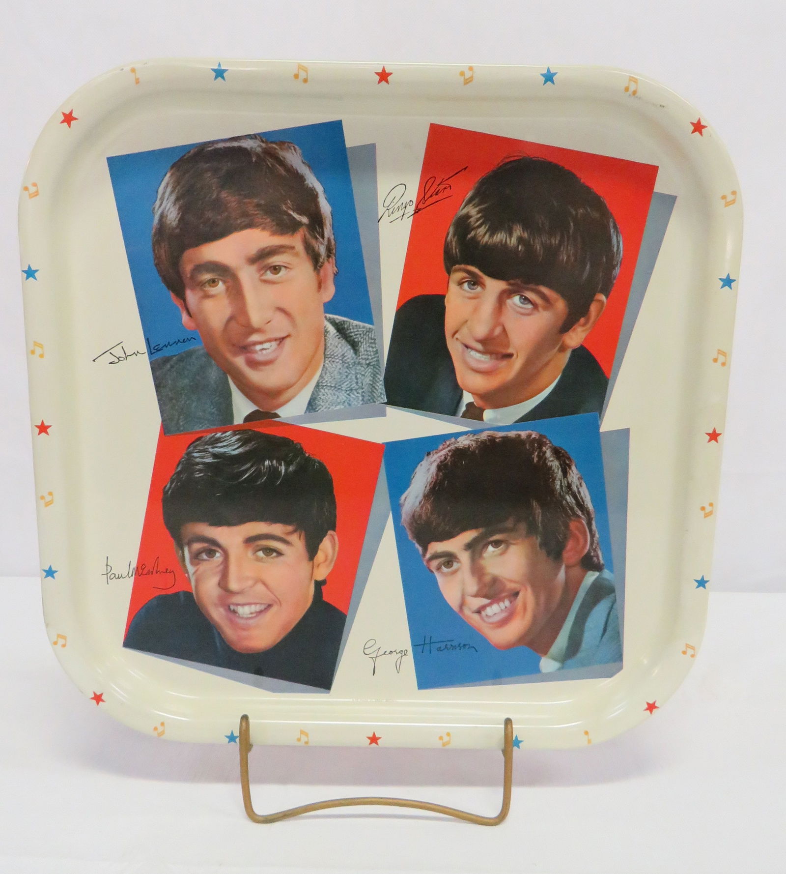 Original 1960's Beatles Metal Beverage Tray MTM (1 of 5)