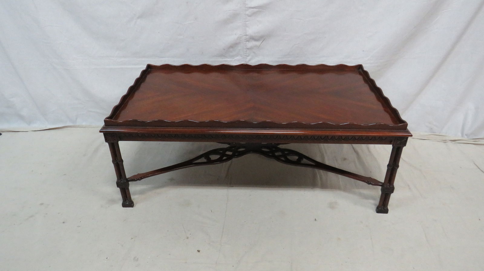 Mahogany Chippendale Wellington Hall Coffee Table (1 of 6)