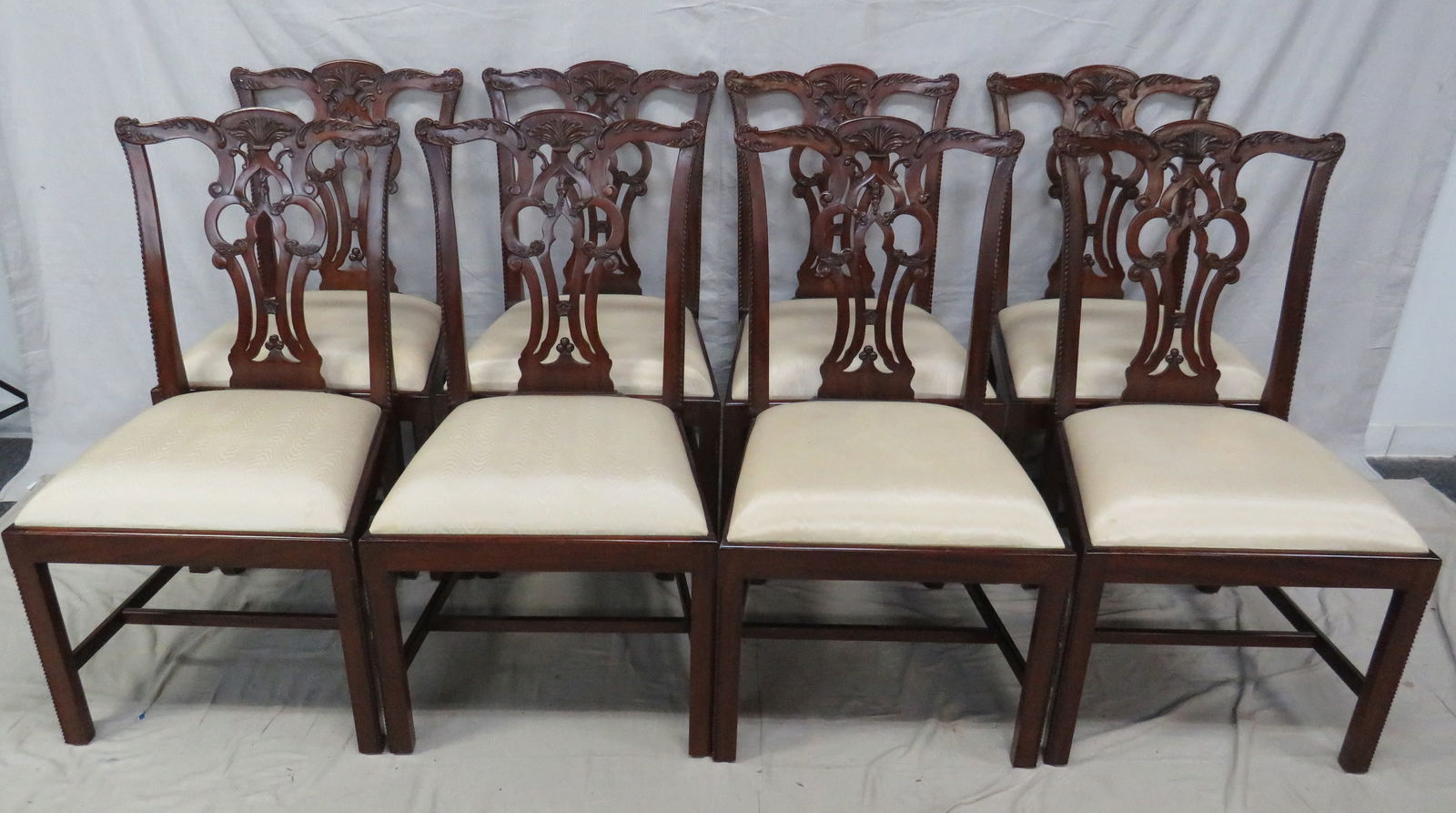 Eight Maitland Smith Massachusetts Dining Chairs (1 of 7)