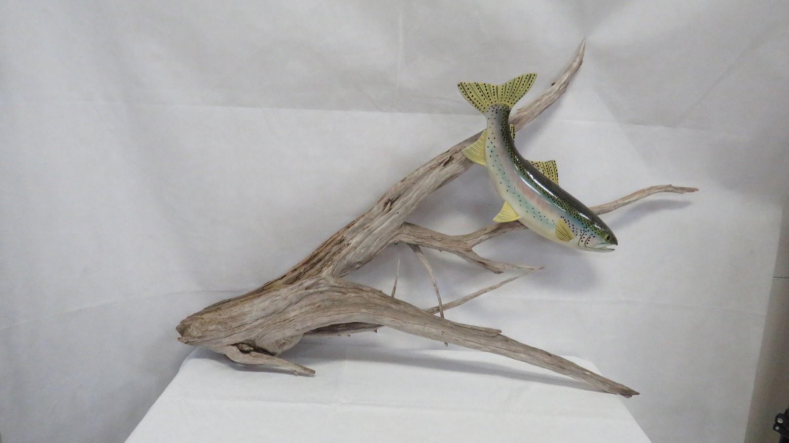 Driftwood and Rainbow Trout Wall Decor (1 of 3)