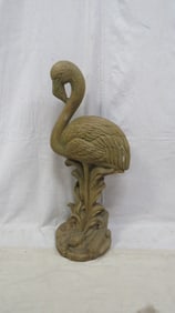 Composite Stone 31" Flamingo Garden Sculpture