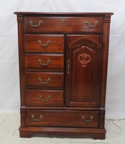Contemporary Cherry Armoire