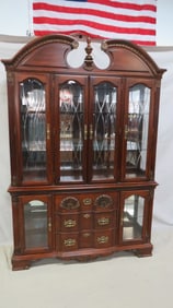 Contemporary Kathy Ireland Home China Cabinet
