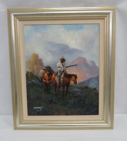 Larry Smothers American 20th Century Oil Painting