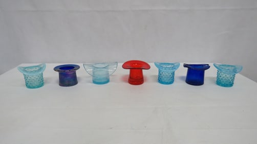 7 Vintage Assorted Hat Toothpick Holders