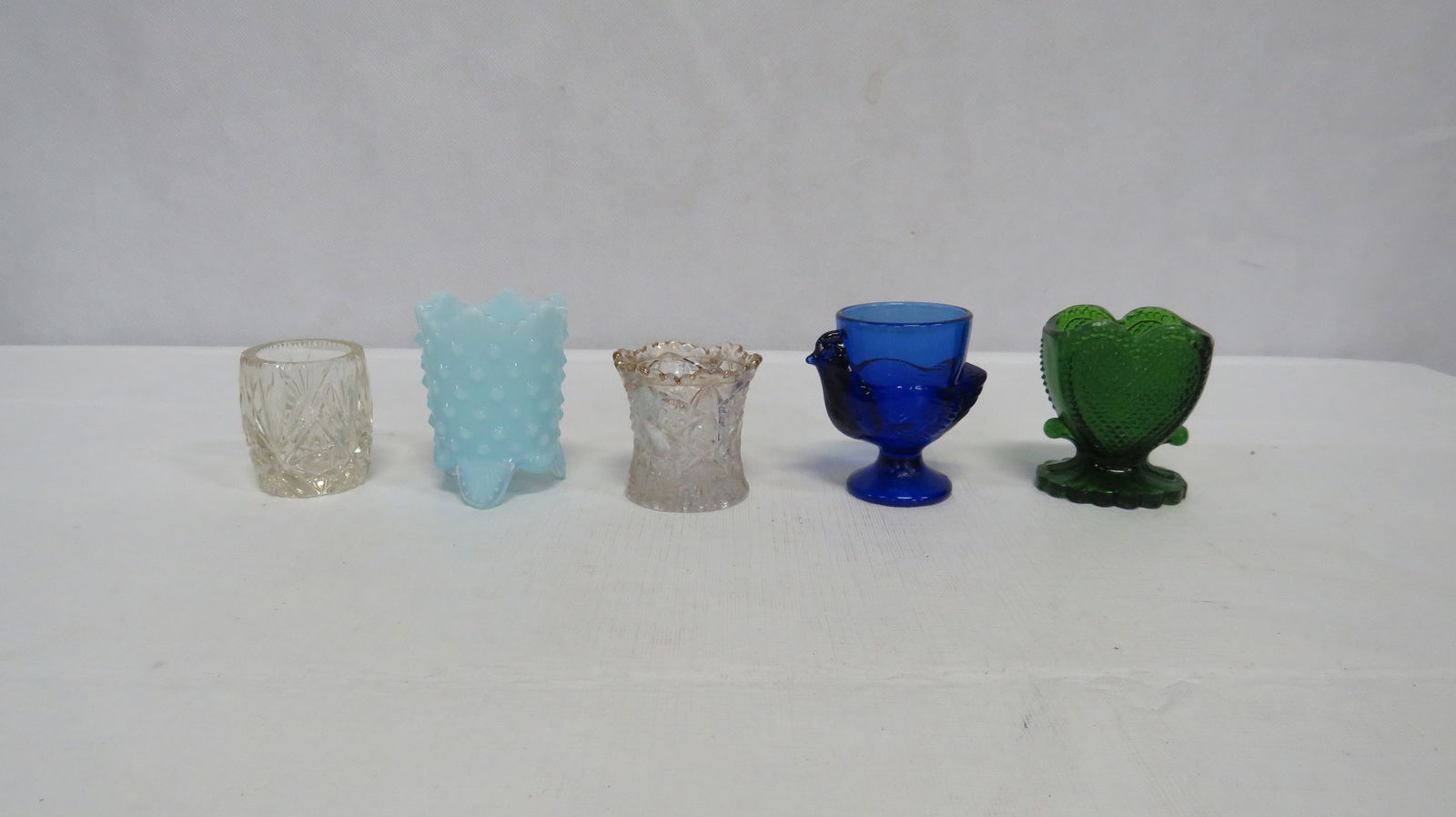 5 Assorted Antique & Vintage Toothpick Holders (1 of 4)