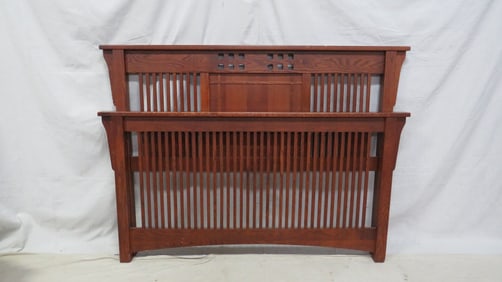 Mission Oak Queen/Full Size Bed