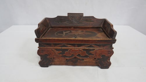 Antique Carved Chinese Box