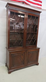 Antique Mahogany Georgian Bookcase