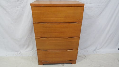 Mid Century Modern Bow Front Chest of Drawers
