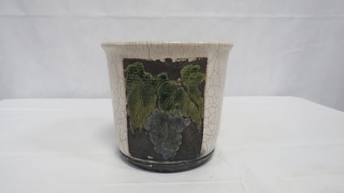 Raku Art Pottery Jardiniere by Henrietta Scott