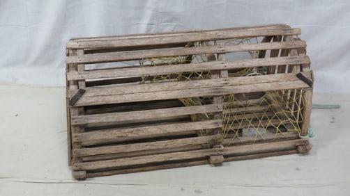 Vintage Wooden Lobster Trap