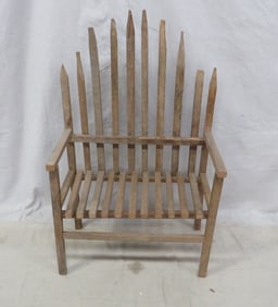 Tobacco Stick Decorative Garden Bench
