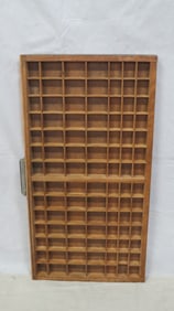 Antique Hamilton Wooden Printers Tray