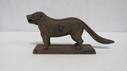 Antique Cast Iron Dog Nut Cracker