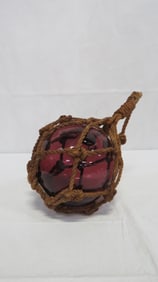 Vintage Amethyst Blown Glass Fishing Buoy