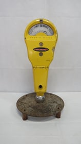 Vintage Parking Meter on Metal Base