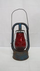 Vintage Dietz Monarch Red Globe Lantern
