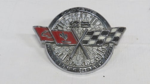 25th Anniversary Corvette Nose Emblem for 1978