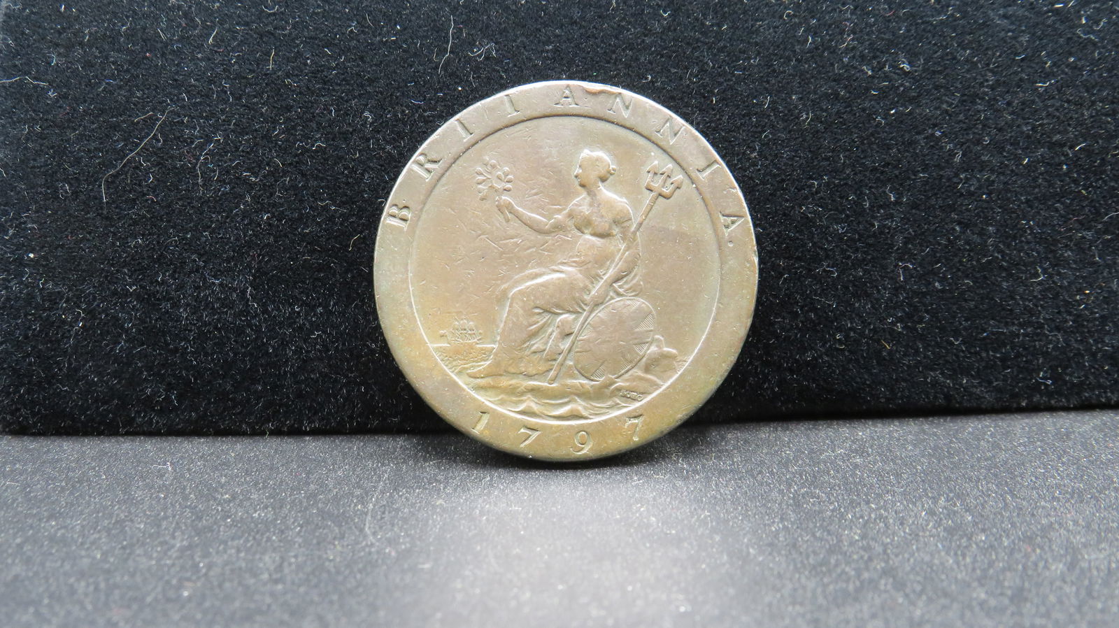 1797 George III Two Pence Cartwheel Penny Coin (1 of 2)