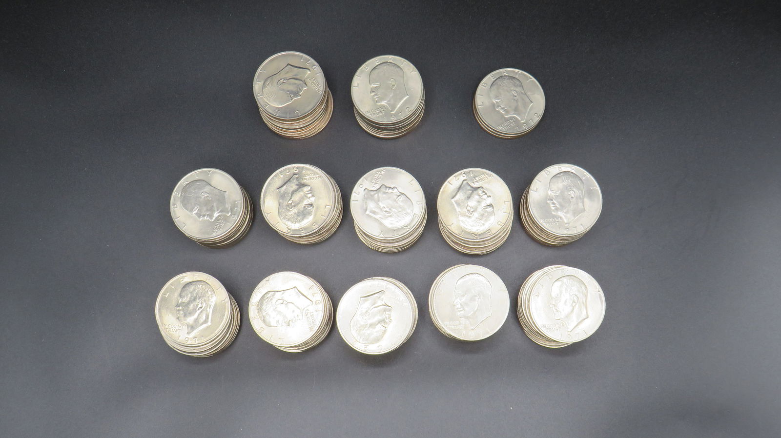 123 Eisenhower Dollar Coins 1971 - 1978 (1 of 2)