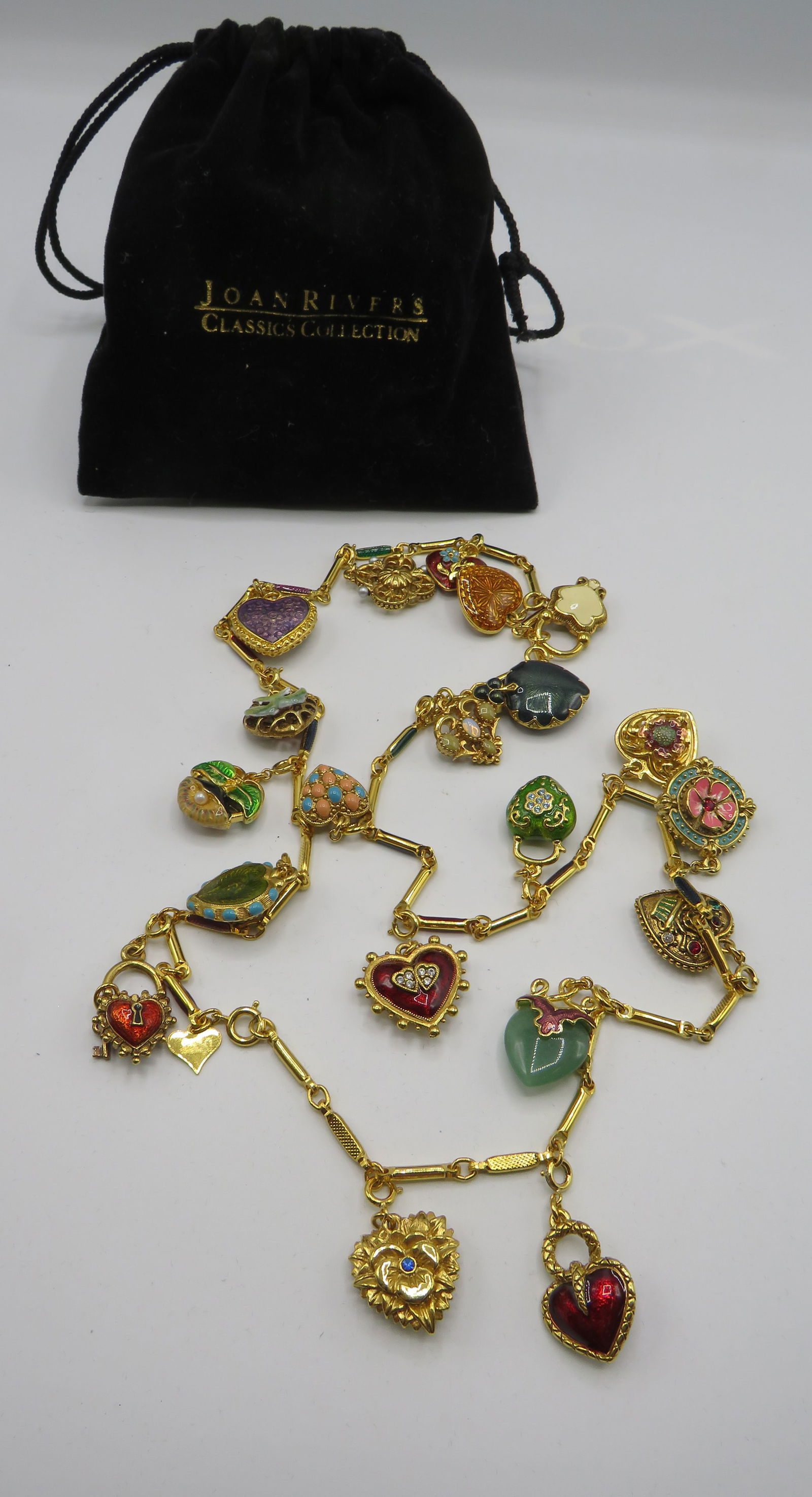 Joan Rivers Charm Necklace with 20 Unique Charms (1 of 2)