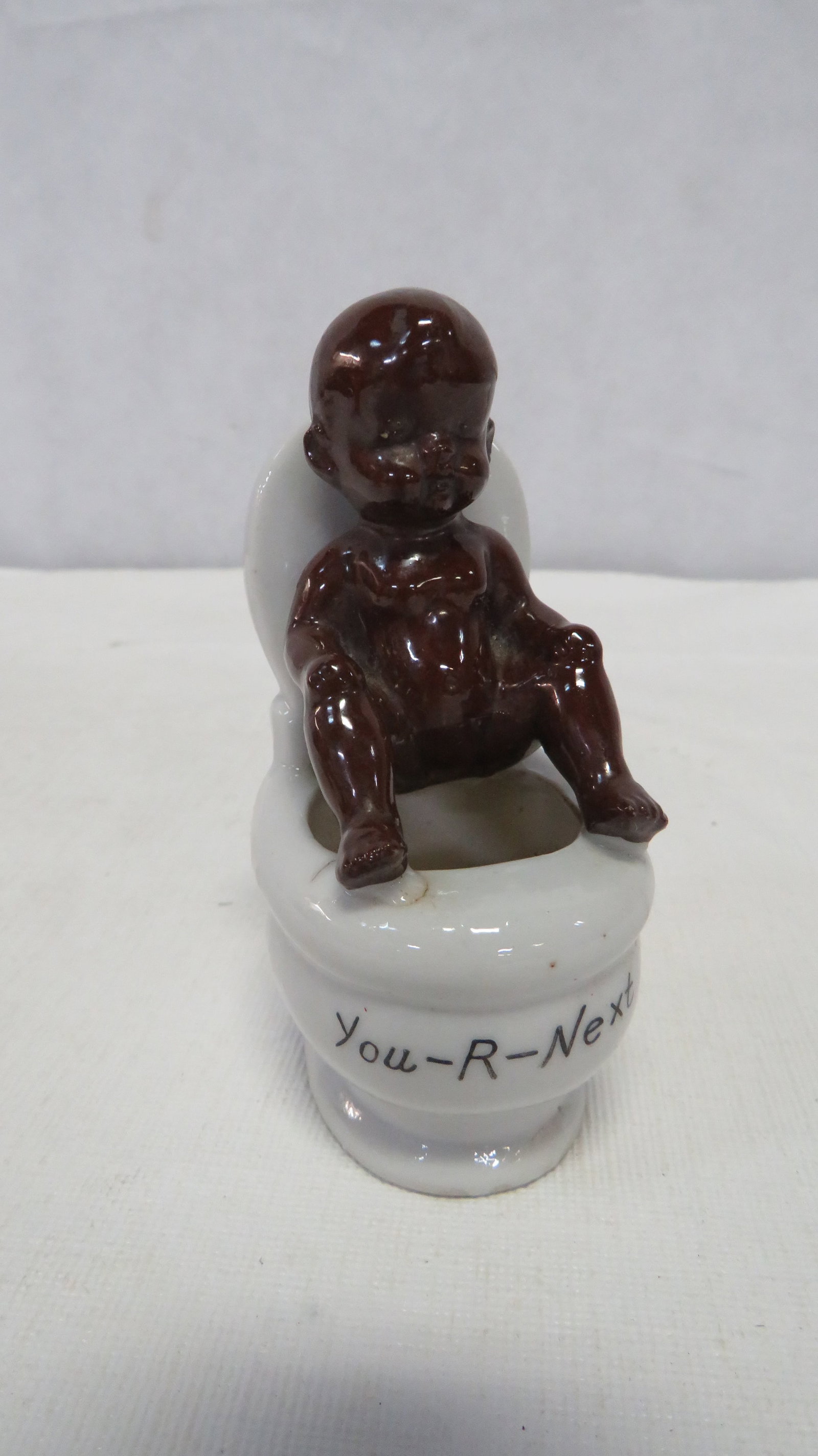 Vintage Black Americana Child on Toilet Japan (1 of 4)