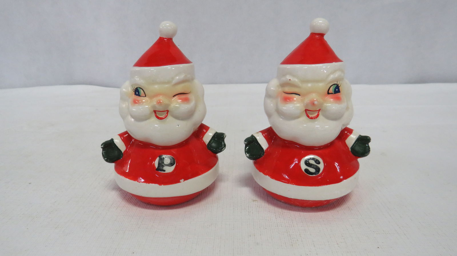 Vintage Holt Howard Santa Salt & Pepper Set (1 of 3)