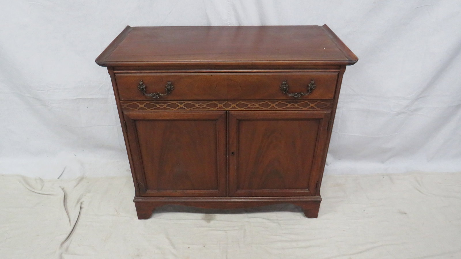 Vintage Chippendale Mahogany Server (1 of 4)