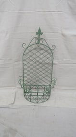 Wrought Iron Hanging Wall Planter