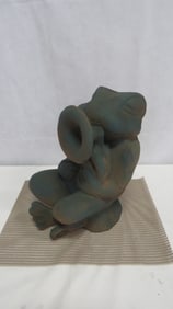 Cast Iron Frog Garden Statuary
