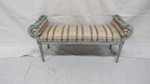 French Louis XVI Rolled Arm Bench