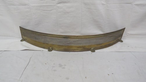Brass Claw Foot Fire Fender