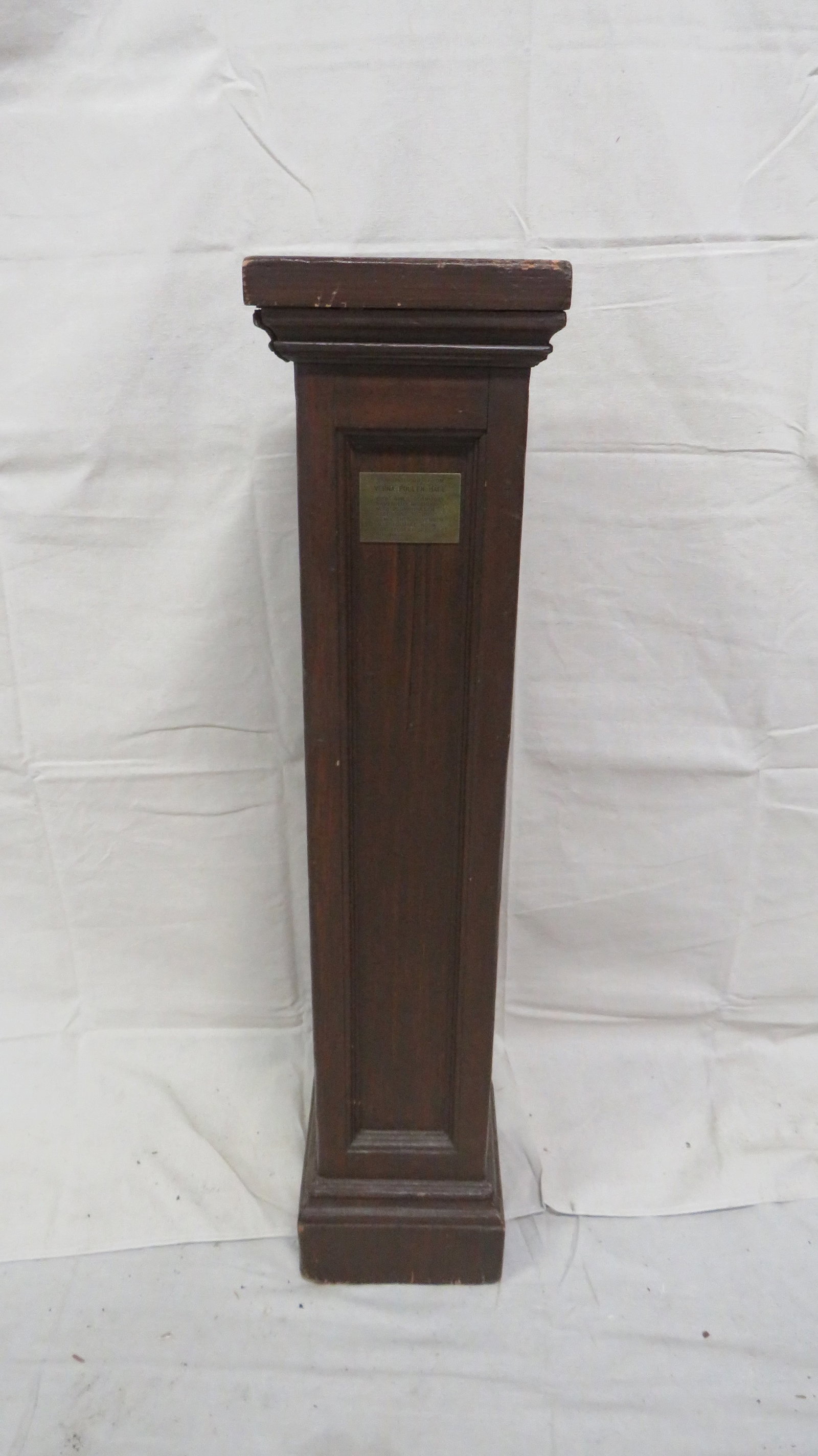 Antique Bannister Post: Antique Bannister Post in good condition, From Tennessee Temple, 41.5''H x 9.5''W x 9.5''D