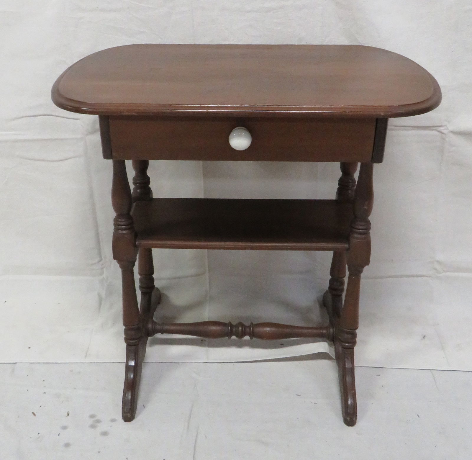 Vintage Walnut Occasional Table (1 of 3)