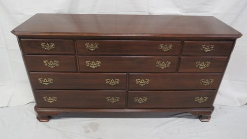 Vintage Cherry Ethan Allen Georgian Court Dresser