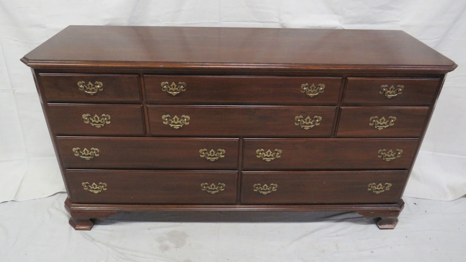Vintage Cherry Ethan Allen Georgian Court Dresser (1 of 5)