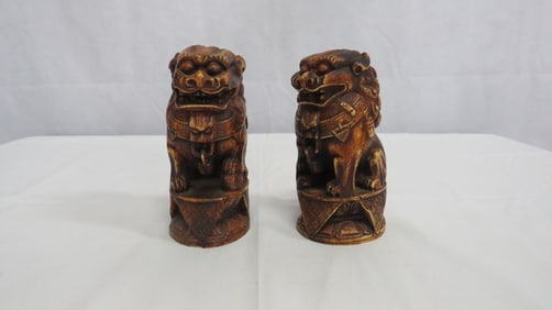 Vintage Temple Foo Dogs