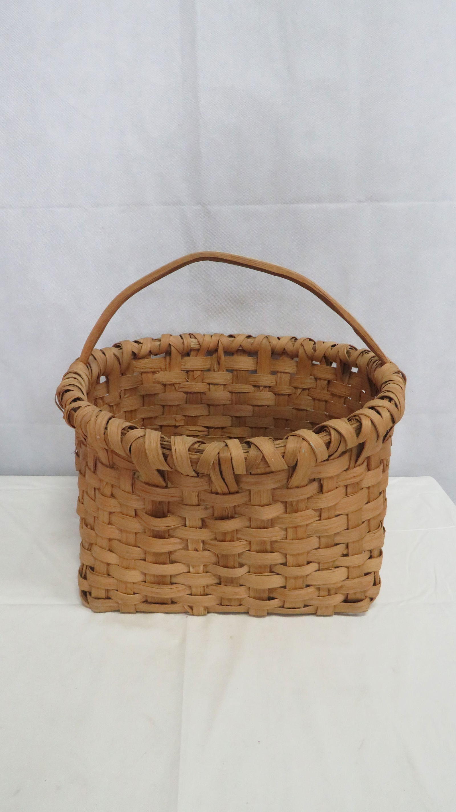 Hand Woven Split Oak Large Gathering Basket (1 of 4)