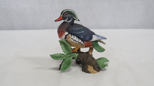 Vintage Lenox Porcelain Wood Duck Bird Figurine