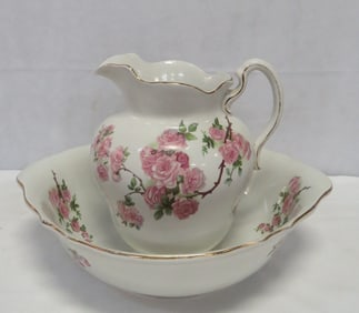 Antique Washhbowl and Pitcher Set