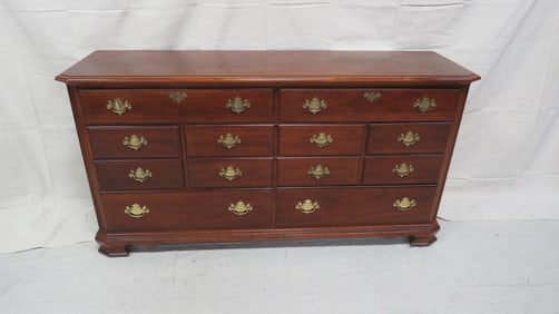 Vintage Traditional Chippendale Cherry Dresser